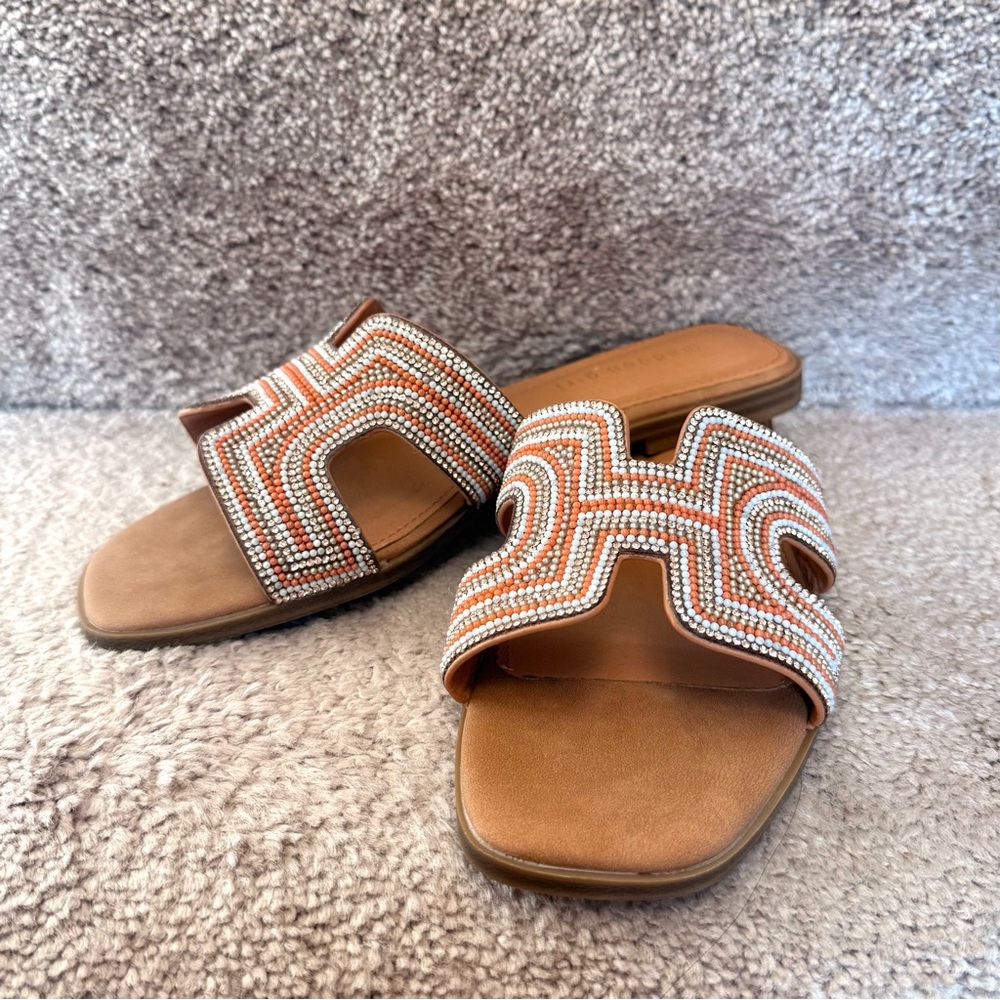 Madden Girl Beaded Sandals